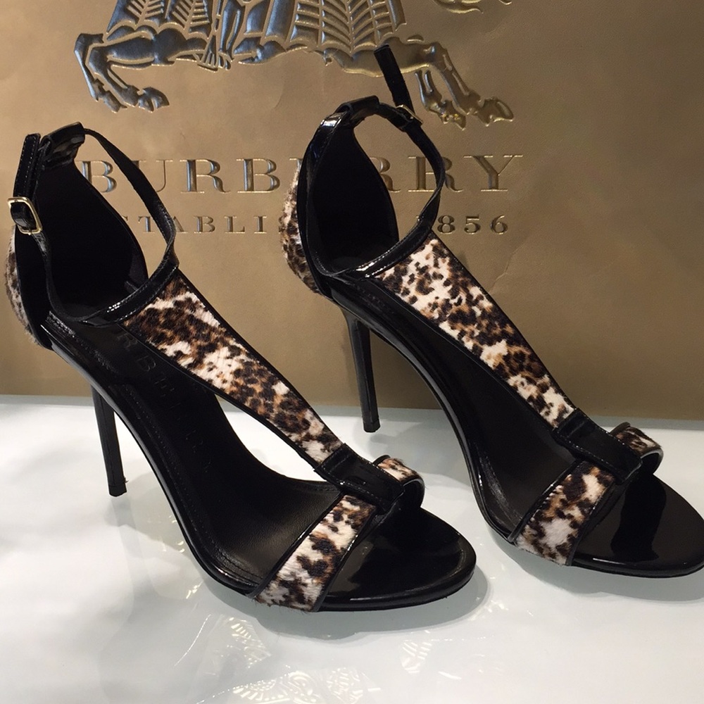 Authentic Pony Hair Burberry Heels